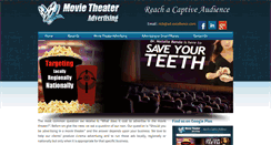 Desktop Screenshot of movie-theater-advertising.com